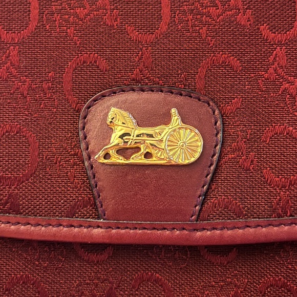 Gorgeous Burgundy Red Celine Crossbody - Picture 13 of 16